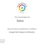 google ads display certificate